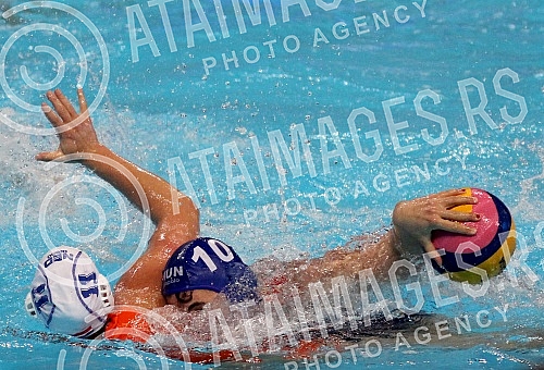 Evropsko prvenstvo u vaterpolu (European waterpolo championships - 32nd for men and 16th for women). Final match, for gold medal - Netherland vs Hungary