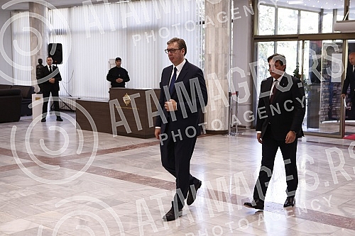The ceremony marking the 20th year since the establishment of the Security and Information Agency (BIA) and the 123rd year since the establishment of the Department for Confidential Police Affairs was held in the ceremonial hall of the BIA.
Svecanos The ceremony marking the 20th year since the establishment of the Security and Information Agency (BIA) and the 123rd year since the establishment of the Department for Confidential Police Affairs was held in the ceremonial hall of the BIA.
Svecanos