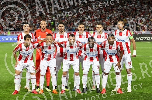 UEFA Champions League qualification match between FK Crvena Zvezda and FC Spartak Trnava held at Rajko Mitic stadium. Utakmica kvalifikacija Lige Sampiona izmedju FK Crvena Zvezda i FK Spartak Trnava odigrana na stadionu Rajko Mitic. 