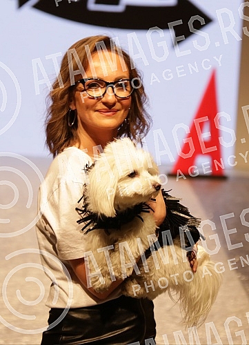 Fashion show of clothes for pets by Irena Atanaskovic.Modna revija odece za kucne ljubimce by Irena Atanaskovic.