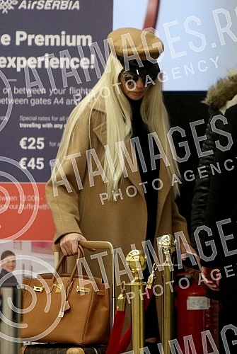 Singer Jelena Karleusa at the Singer Jelena Karleusa at the