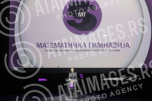 A ceremonial academy was held in Kombank Hall on the occasion of the 55th anniversary of the Mathematical Gymnasium.
U Kombank dvorani odrzana svecana akademija povodom 55 godina rada Matematicke gimnazije. A ceremonial academy was held in Kombank Hall on the occasion of the 55th anniversary of the Mathematical Gymnasium.
U Kombank dvorani odrzana svecana akademija povodom 55 godina rada Matematicke gimnazije.