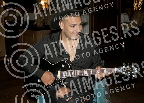 Singer Darko Lazic s recording new music spot.Snimanje novog spota pevac Darko Lazic.