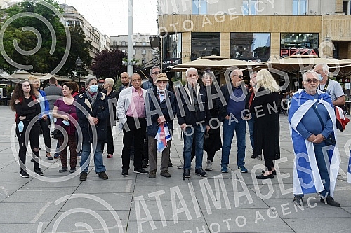 The Jewish community of Zemun held a rally 