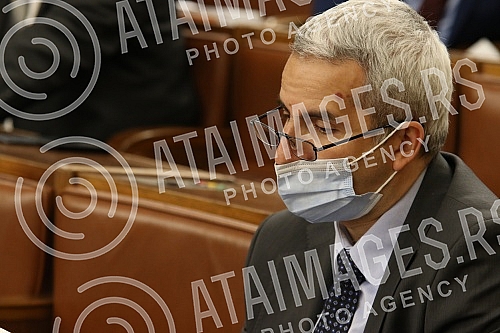 The 34th session of the Assembly of the City of Belgrade was held in the building of the National Assembly.U zgradi Narodne skupstine odrzana je 34. sednica Skupstine Grada Beograda.