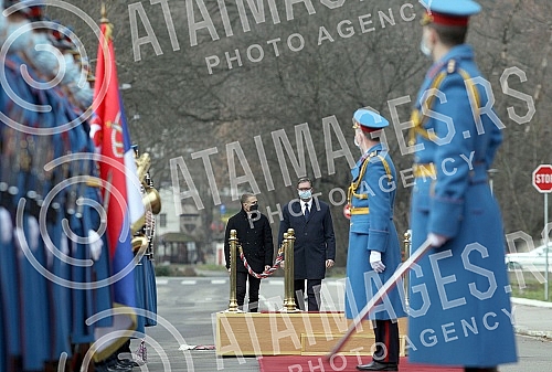 At the Topcider Guard House, Serbian President Aleksandar Vucic, Defense Minister Nebojsa Stefanovic and Chief of General Staff Milan Mojsilovic attended a presentation on the results of the analysis of the state of functional and operational capabil At the Topcider Guard House, Serbian President Aleksandar Vucic, Defense Minister Nebojsa Stefanovic and Chief of General Staff Milan Mojsilovic attended a presentation on the results of the analysis of the state of functional and operational capabil