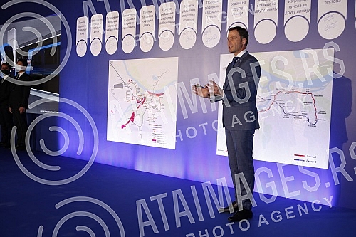 The contractual agreement for the Project of infrastructure construction and filling of the plateau for the metro depot in Makisko polje in Belgrade was signed in the ceremonial hall of the Old Palace.Ugovorni sporazum za Projekat izgradnje infrast