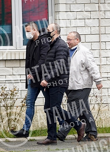 Accompanied by a lawyer, Vladimir Vuletic went to the premises of the Prosecutor's Office for Organized Crime in Ustanicka Street in Belgrade to be questioned about the circumstances of his cooperation with Veljko Belivuk's criminal organization, whi