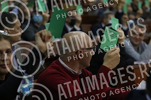 The Assembly of the Serbian Bar Association was held at the Faculty of Law, which did not confirm the recommendation of the Bar Association on the complete suspension of work until the amendment of the opinion of the Supreme Court of Cassation regard