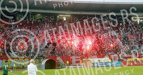 The match of the fourth round of the Linglong Tire Super League of Serbia between FK Crvena zvezda and FK Napredak was played at the Rajko Mitic Stadium. Utakmica cetvrtog kola Linglong Tire Super liga Srbije izmedju FK Crvena zvezda i FK Napredak 