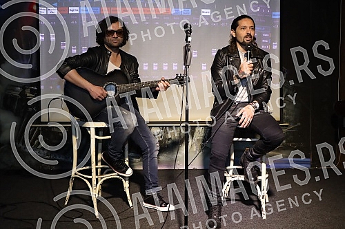 The press conference of the Bulgarian representative at the Eurovision Song Contest Ronnie Romero was held in Wurst Platz.Konferencija za medije bugarskog predstavnik na Eurosongu   Ronijea Romera odrzana je u Wurst Platzu.