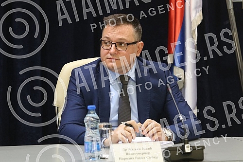 The presentation of the inflation report was held at the National Bank of Serbia.U Narodnoj banci Srbije odrzana je prezentacija izvestaja o inflaciji.