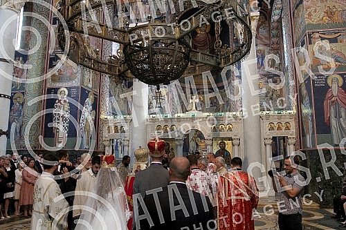 Wedding at Oplenac, in the church of St. George - Prince Djorde Karadordevic and Felon Rajon Karadordevic (Fallon Rayman).
Svadba na Oplencu, u crkvi Svetog Djordja - Princ Djorde Karadordevic i Felon Rajman Karadordevic (Fallon Rayman) Wedding at Oplenac, in the church of St. George - Prince Djorde Karadordevic and Felon Rajon Karadordevic (Fallon Rayman).
Svadba na Oplencu, u crkvi Svetog Djordja - Princ Djorde Karadordevic i Felon Rajman Karadordevic (Fallon Rayman)