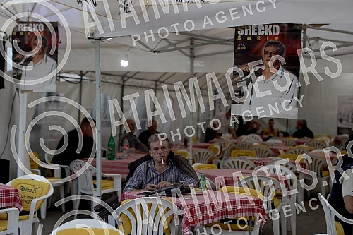 The festival in honor of roast - Pecenjijada in Stopanja..Festival u slavu pecenja - Pecenjijada u Stopanji.