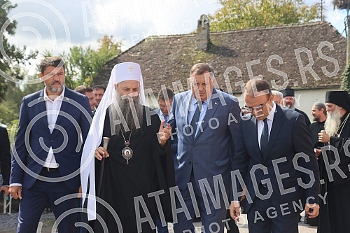 His Holiness Serbian Patriarch Mr. Porfirije led the liturgy in Jasenovac, in the monastery of St. John the Baptist, and this event is traditionally organized by the Eparchy of the Slavonic SPC under the name 