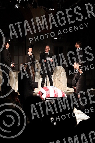 The premiere of the play 