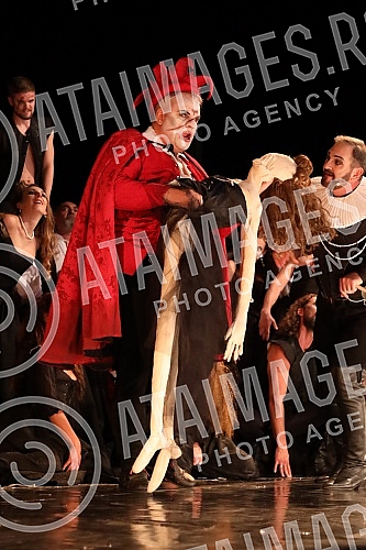 The project Opera on the water on the plateau behind the Geozavod was realized for the fourth time in the capital of Serbia, and the program included an all-evening performance of the opera Rigoletto, in which the main title role was played by the fa