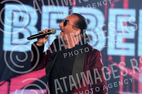 Concert of Zeljko Bebek held in Sava centar.Koncert Zeljka Bebeka u Sava centru.