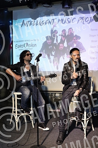 The press conference of the Bulgarian representative at the Eurovision Song Contest Ronnie Romero was held in Wurst Platz.Konferencija za medije bugarskog predstavnik na Eurosongu   Ronijea Romera odrzana je u Wurst Platzu.