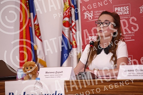 A press conference on the topic: 