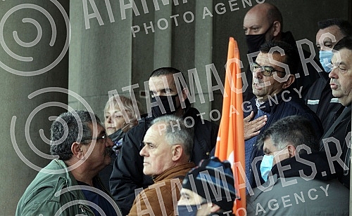 In front of the Belgrade City Assembly, the Movement for Reversal 