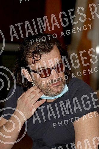 Singer Aleksandar Vuksanovic - Aca Lukas gave a concert on the terrace of his home. The working name of the show is 