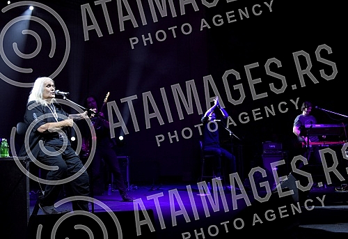 Concert of Riblja corba held on Summer stage in Nis (Niska fortress).Koncert Riblje corbe na niskoj tvrdjavi - Letnja bina.