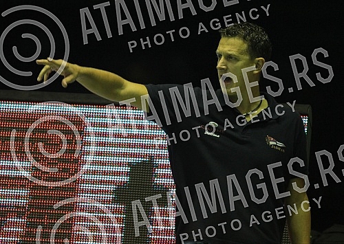 Utakmica osmog (8.) kola Regionalne Triglav Lige u vaterpolu odigrana na bazenu SRC Banjica izmedju VK Partizan Raiffeisen (Beograd/Srbija) i PVK Jadran Carine (Herceg Novi/Montenegro). Utakmica osmog (8.) kola Regionalne Triglav Lige u vaterpolu odigrana na bazenu SRC Banjica izmedju VK Partizan Raiffeisen (Beograd/Srbija) i PVK Jadran Carine (Herceg Novi/Montenegro).