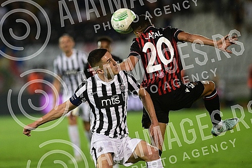 The match of the second round of Group D of the Conference League between FC Partizan and FC Nice was played at the stadium of FC Partizan.
Utakmica drugog kola Grupe D Lige konferencija izmedju FK Partizan i FK Nica odigrana je na stadionu FK Parti The match of the second round of Group D of the Conference League between FC Partizan and FC Nice was played at the stadium of FC Partizan.
Utakmica drugog kola Grupe D Lige konferencija izmedju FK Partizan i FK Nica odigrana je na stadionu FK Parti
