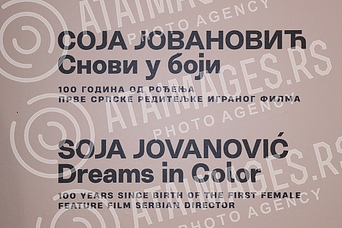 The Yugoslav Cinematheque marks the centenary of the birth of Sofia Soja Jovanovic, the first Serbian director of feature films, with a multimedia exhibition 