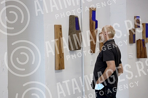 The collective exhibition of sculptures 