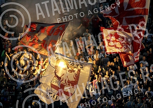 Play - offs, second leg, for UEFA Europa League between FK Crvena zvezda (Serbia) and US Sassuolo (Italia) held on stadium 