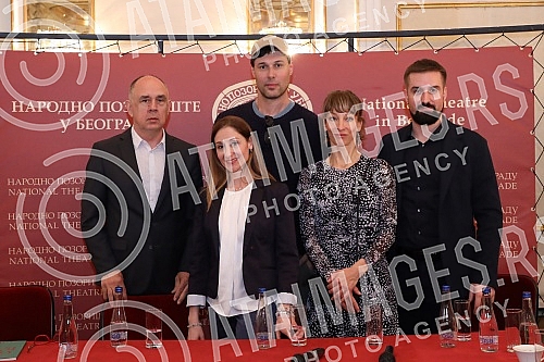 A press conference was held at the National Theater on the occasion of the guest appearance of the Ballet of the Croatian National Theater from Zagreb with the play