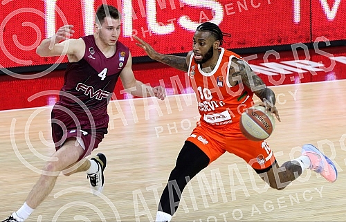 ABA League, 18th round FMP vs Cedevita Olimpija (Slovenia) held in FMP hall.18 kolo ABA lige izmedju KK FMP i KK Cedevita Olimpija odigrana u hali FMP.