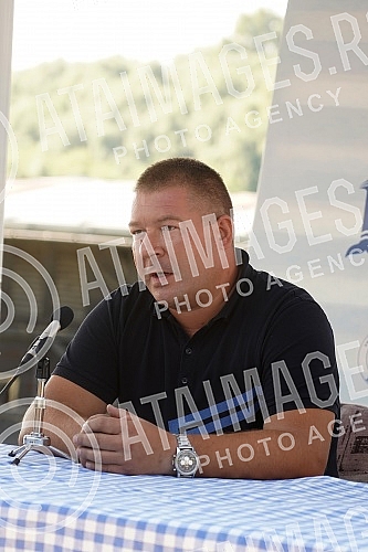 A press conference was held at Kalemegdan, near the Nebojsa Tower, at which the 