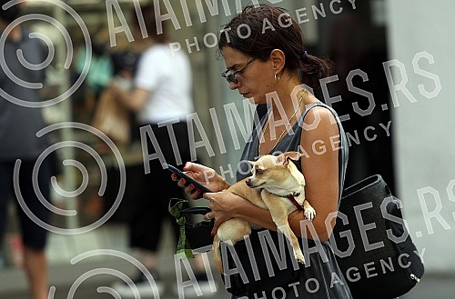 Tropical day in Belgrade.Tropski dan u Beogradu.