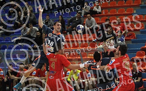 Utakmica SUper Kup-a Srbije u Rukometu odigrana u Arandjelovcu - SC Sumadija izmedju RK Vojvodina (Novi Sad) i RK Spartak (Subotica). 