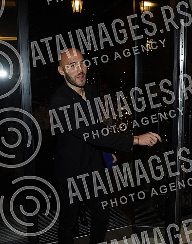 Singer Katarina Grujic and football player Marko Gobeljic became the parents of daughter Katja yesterday, and on that happy occasion, a celebration was held tonight at the Topciderac restaurant. Singer Katarina Grujic and football player Marko Gobeljic became the parents of daughter Katja yesterday, and on that happy occasion, a celebration was held tonight at the Topciderac restaurant.