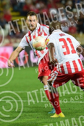 The match of the first round of the Europa League group stage between FC Crvena Zvezda and FC Monaco was played at the Rajko Mitic stadium.Utakmica prvog kola grupne faze Lige Evrope izmedju FK Crvena zvezda i FK Monako odigrana je na stadion Rajko