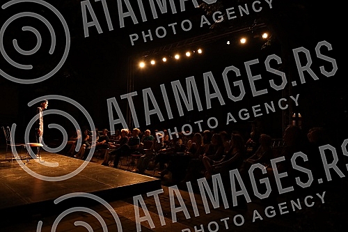 Serbian actor with a career in Hollywood, Zeljko Dimic or Jack Dimich, played his monodrama 