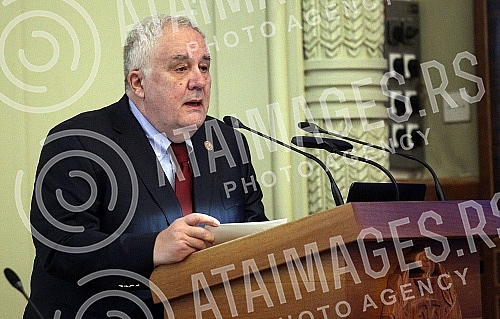Ceremony on the occasion of marking the Day of the Serbian Academy of Sciences and Arts, ie 180 years of SANU.Svecanost povodom obelezavanja Dana Srpske akademije nauka i umetnosti, odnosno 180 godina SANU 