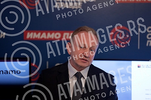 The president of the Party of Freedom and Justice, Dragan Djilas, held a press conference at the party's headquarters.Predsednik Stranke slobode i pravde Dragan Djilas odrzao je  konferenciju za medije u sedistu stranke. 