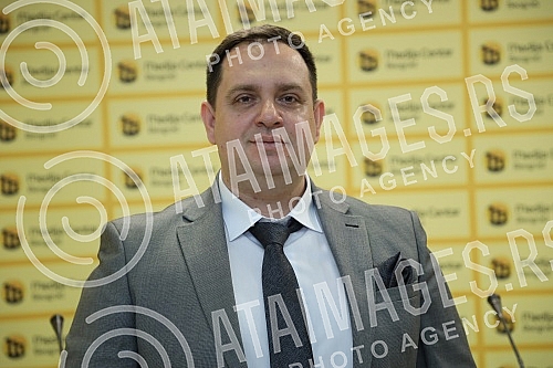 Miljan Jovicevic, candidate for President of the Republic of Serbia, spoke at the press conference of the 