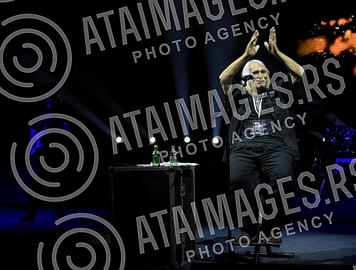 Concert of Riblja corba held on Summer stage in Nis (Niska fortress).Koncert Riblje corbe na niskoj tvrdjavi - Letnja bina.