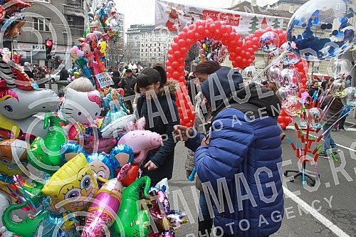 Belgrade Winter, The Street of open heart.Beogradska zima - Ulica otvorenog srca.