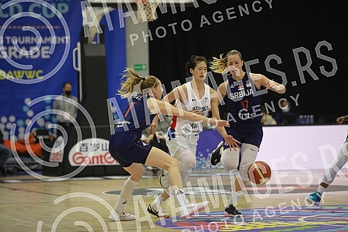 The first match of Group A in the FIBA Women's Basketball World Cup 2022 Qualifying Tournament between the national teams of Australia and Brazil was played in the Ranko Zeravica hall.Druga utakmica Grupe A na kvalifikacionom turniru za Svetsko prv