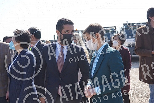 The President of the Republic of Serbia, Aleksandar Vucic, attended the celebration of the beginning of works on the section of the road New Belgrade - Surcin (continuation of the highway E-763 Milos Veliki).Predsednik Republike Srbije Aleksandar V