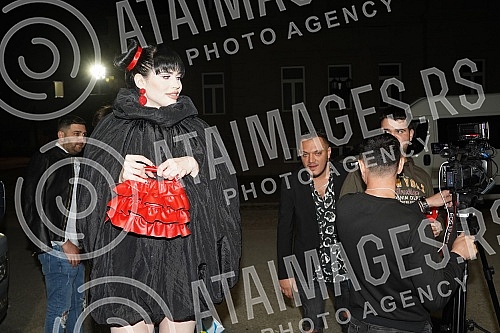 Recording of the TV show Ami G Show on Pink TV in Simanovci.Snimanje tv emisije Ami G Show na televiziji Pink u Simanovcima. 