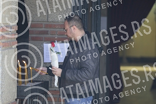 Funeral - cremation of actor Desimir Stanojevic held at the New Cemetery.Sahrana - kremacija glumca Desimira Stanojevica odrzana na Novom groblju.