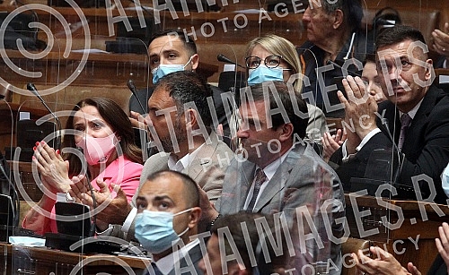 The fifth special session of the National Assembly of the Republic of Serbia, on whose agenda was the Report on the work of the Office for Kosovo and Metohija (in the period from May 2019 to June 2021) submitted by the Government and the Report on th